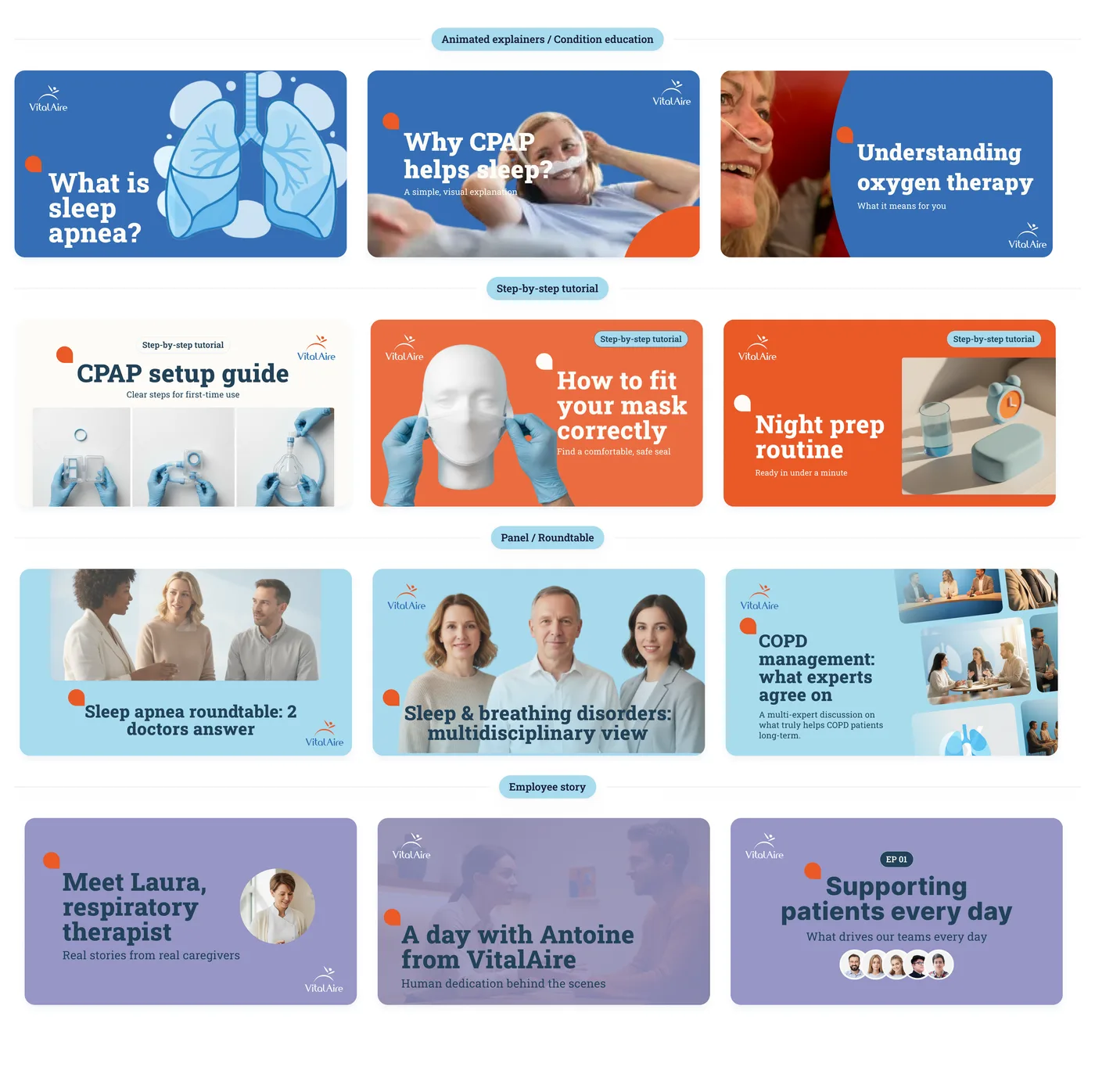 VitalAire · Playbook YouTube
